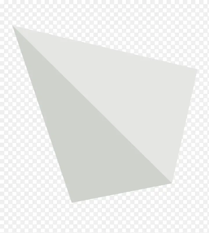 白色菱形几何体