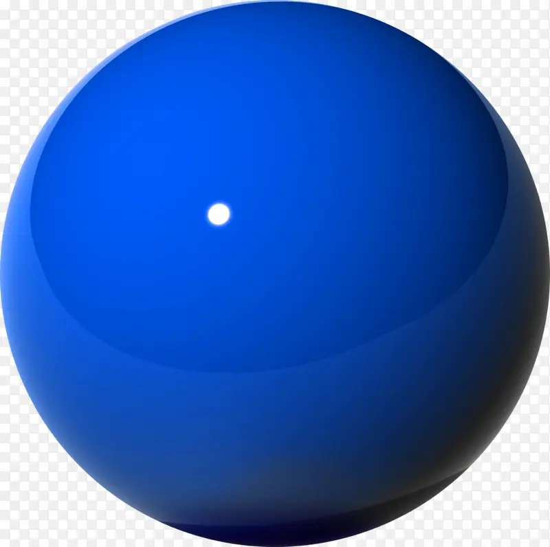 3d立体蓝色球