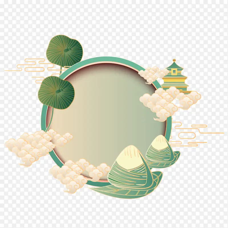 端午节传统节日装饰元素