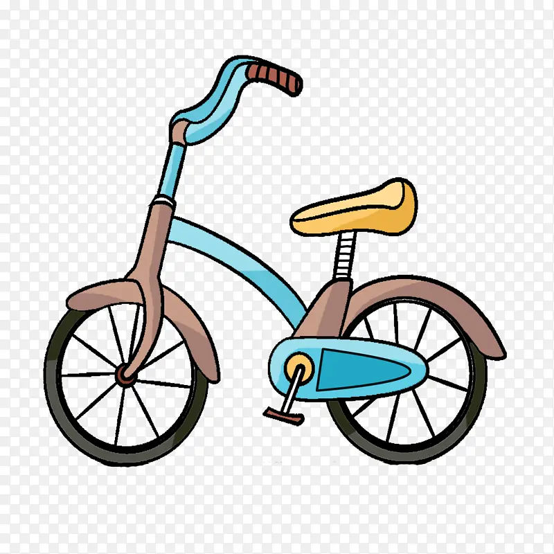 一辆蓝灰色的自行车