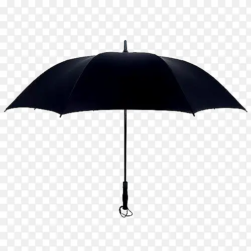 一把手动黑色雨伞