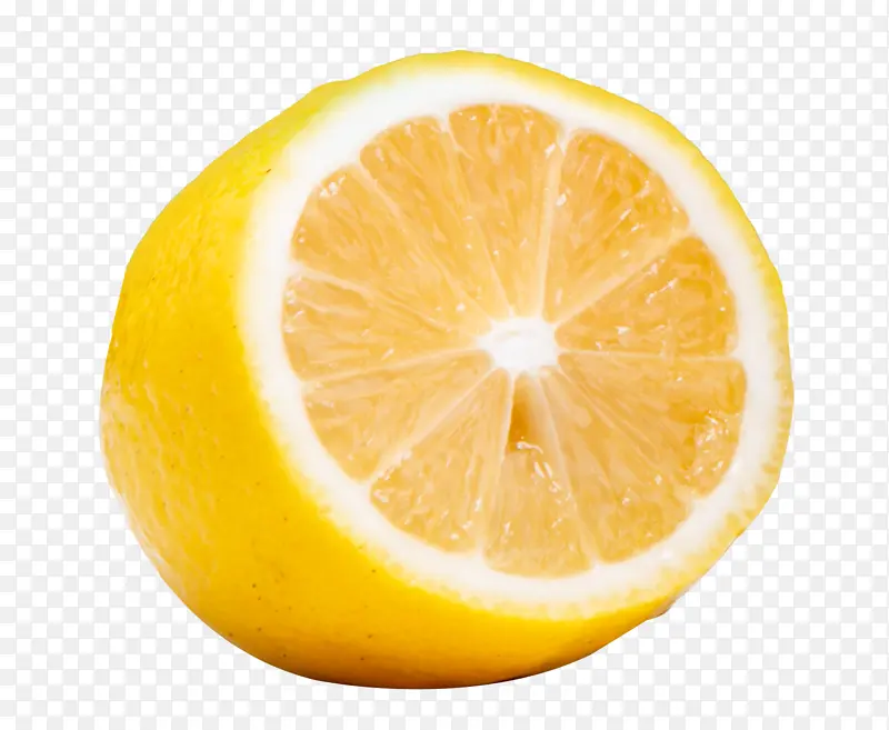 新鲜柠檬半个