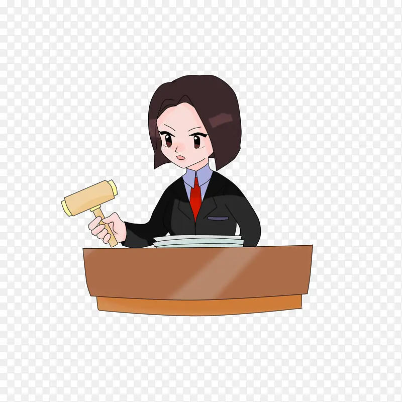 法院法官宣判