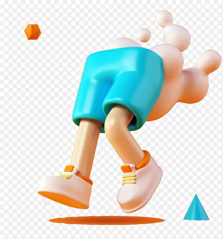 C4D抽象人物形象