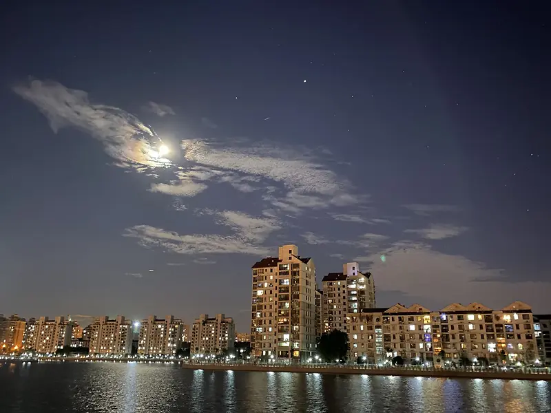 城市的美丽夜景