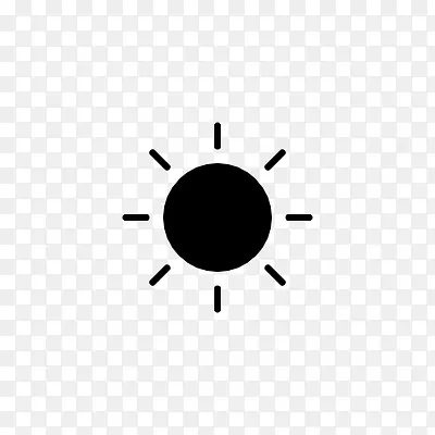 太阳亮度icon线性小图标PNG下载