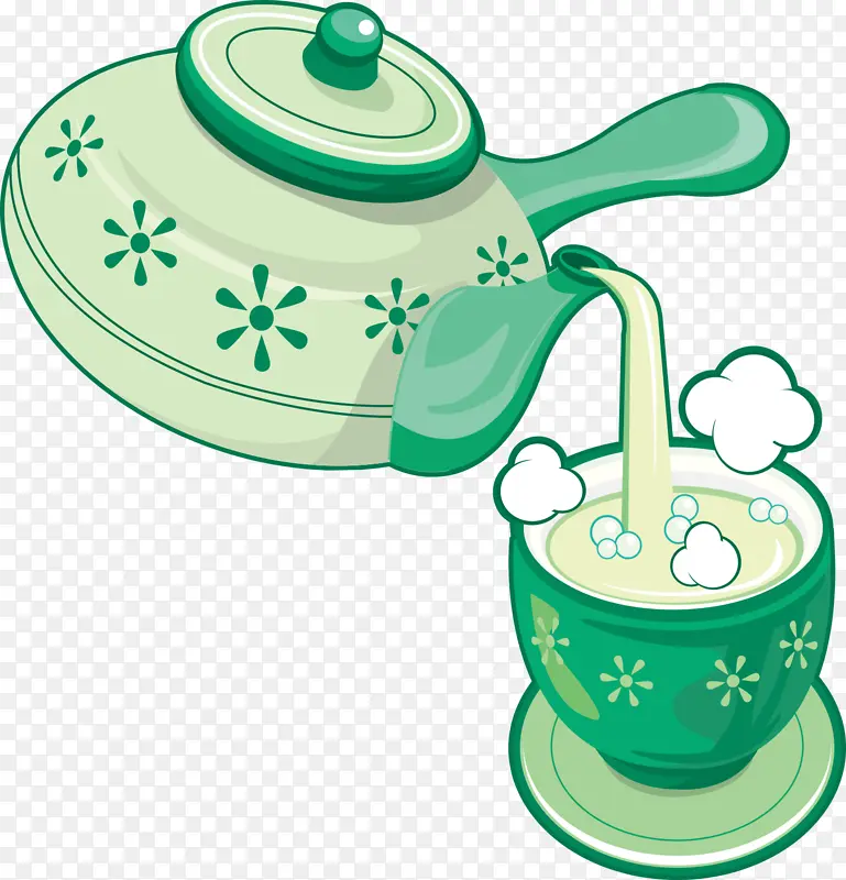 茶壶  杯子  开水