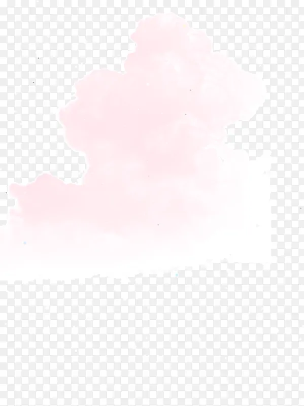 云朵粉色梦幻 透明