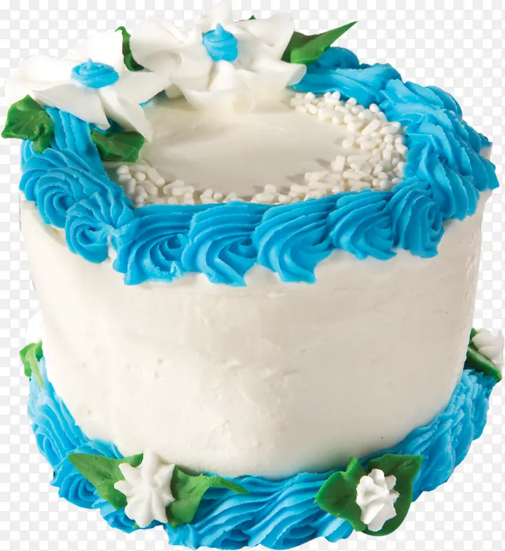 蓝色蛋糕糕点