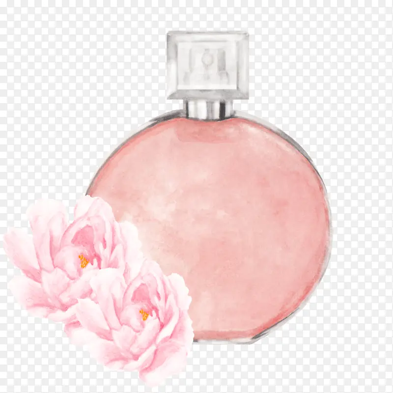 香水瓶粉色免抠图
