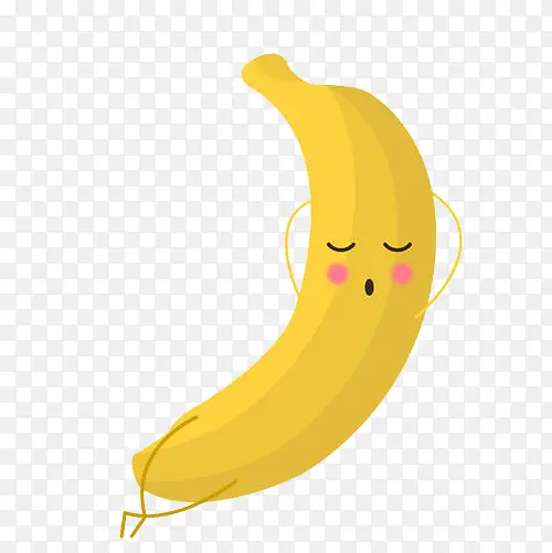 悠闲可爱香蕉