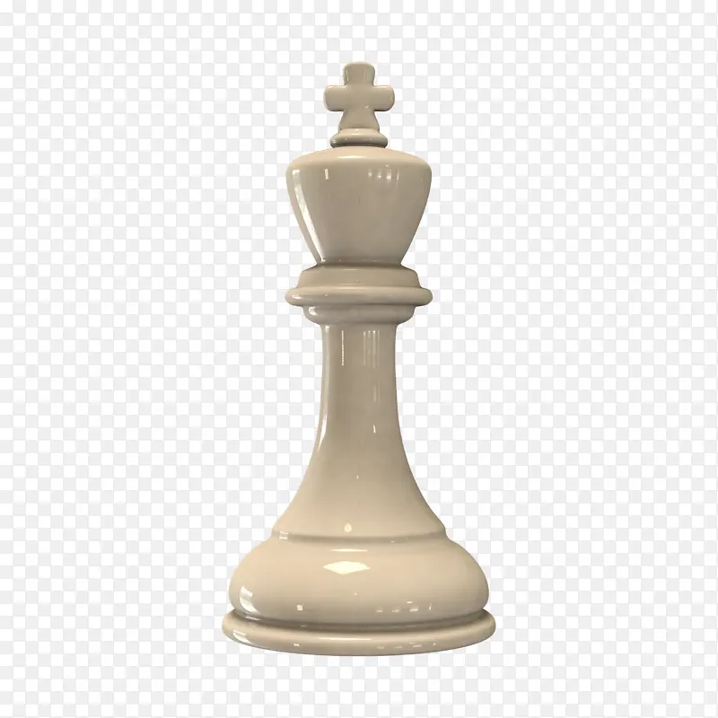 一个白色国际象棋