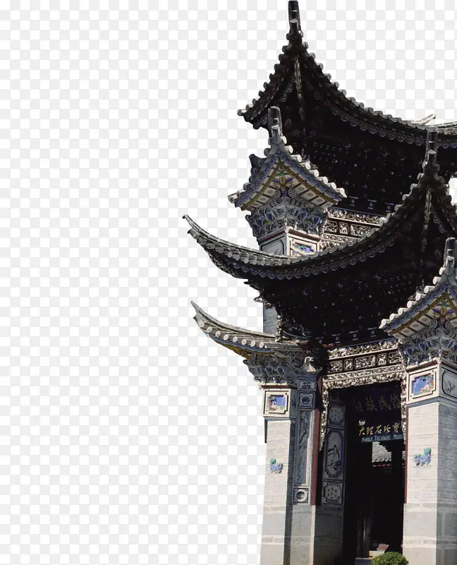 中国风古建筑物