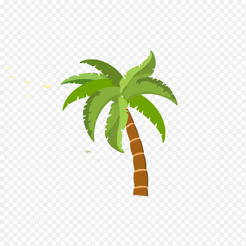 卡通椰子树PNG