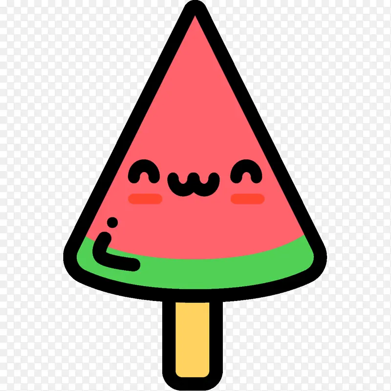 夏日西瓜冰淇淋