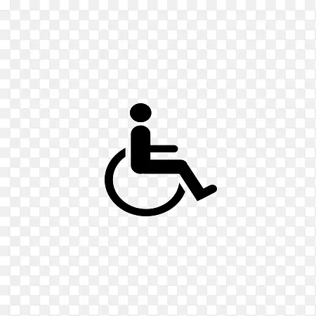 残疾人专用标识轮椅