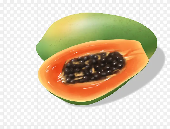 熟透的大木瓜