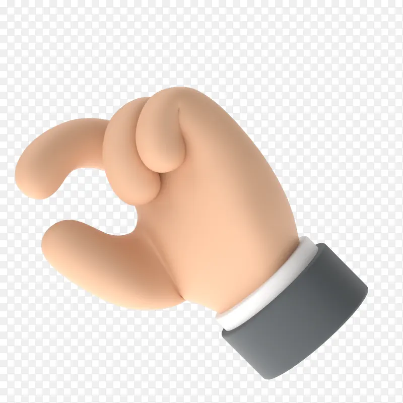 C4D 手势 手 拿东西