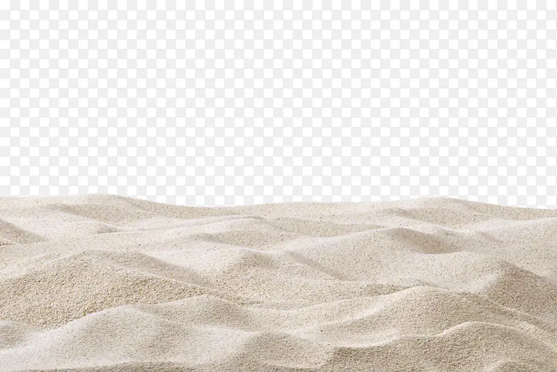 沙滩里的一堆沙子