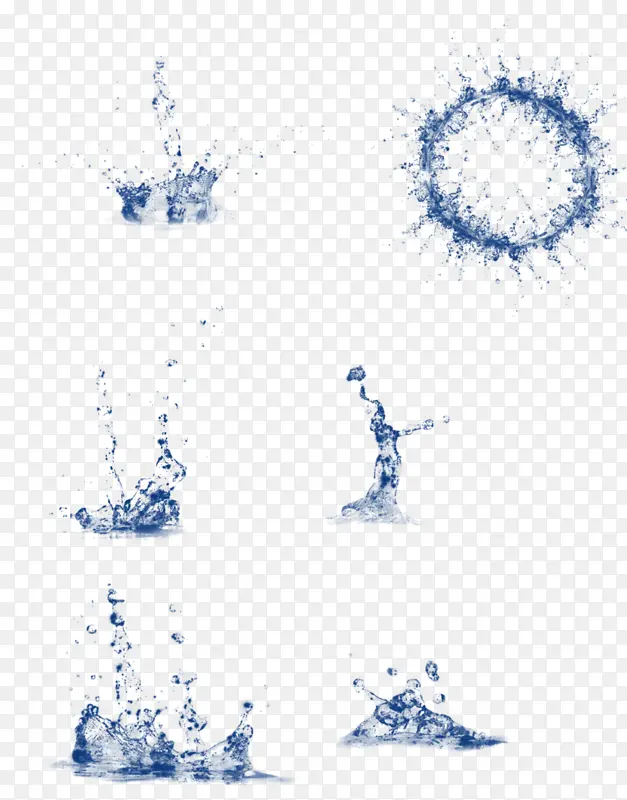 水滴飞溅免扣素材1