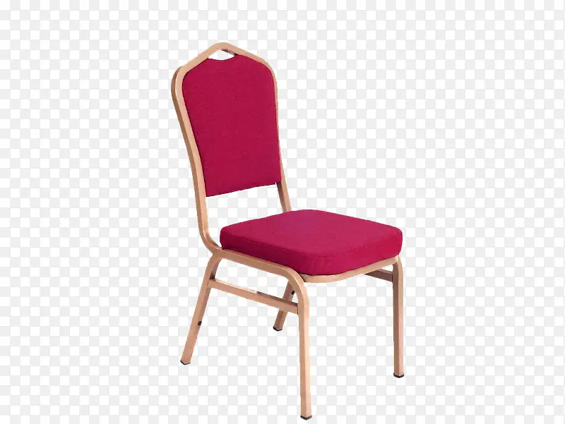 红色木制椅子
