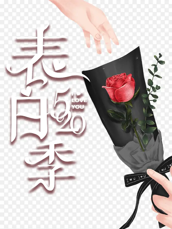 520情人节表白季玫瑰花