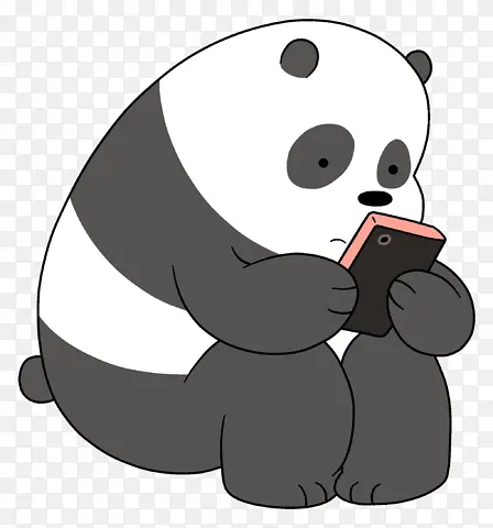 卡通PNG可爱大熊猫