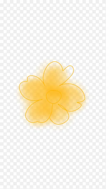渲染花朵 黄花 花朵 漂浮