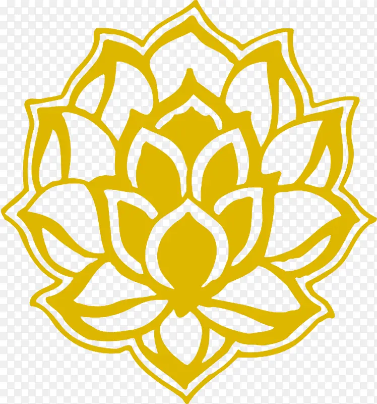 金色的莲花佛教