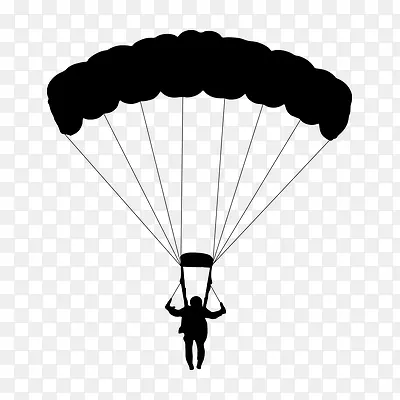 降落伞救生滑翔飞翔