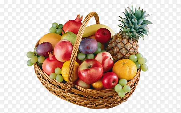 水果水果篮新鲜的水果
