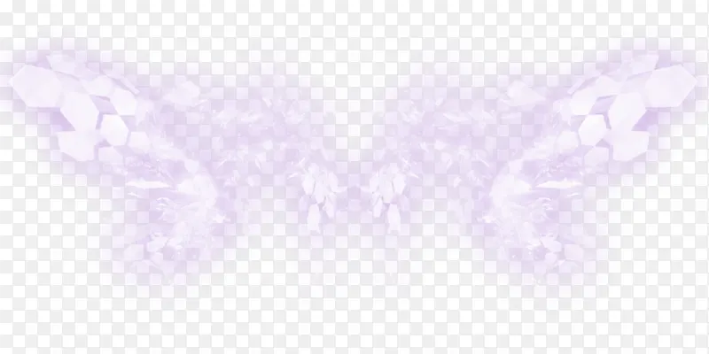 紫色科技荧光翅膀