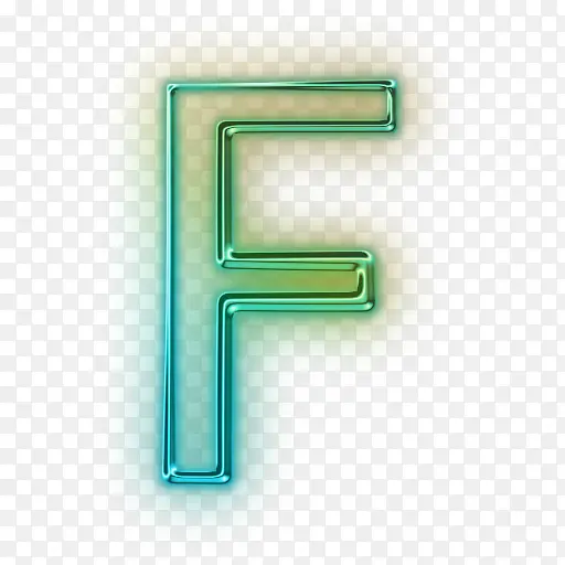 绿色特效字母F