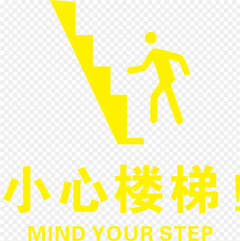 小心楼梯 注意安全