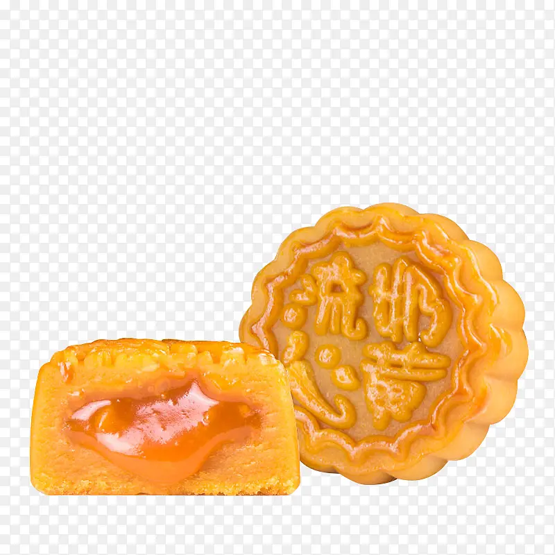 中秋节流心奶黄月饼