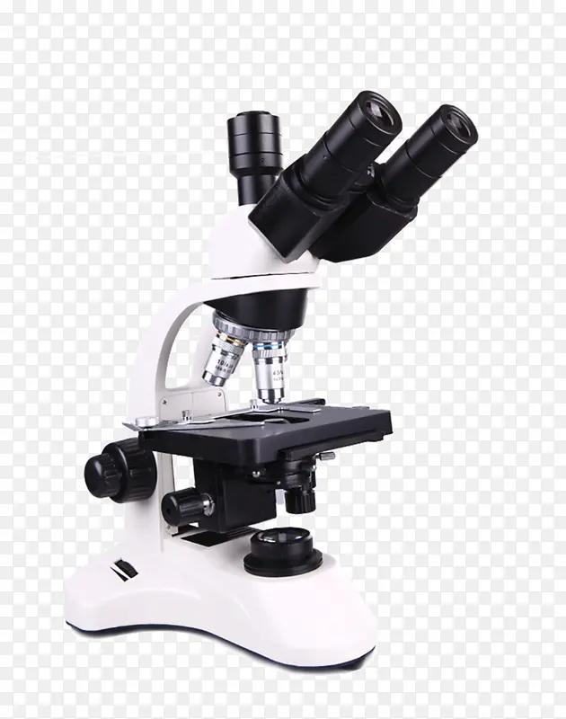 一款黑色的显微镜