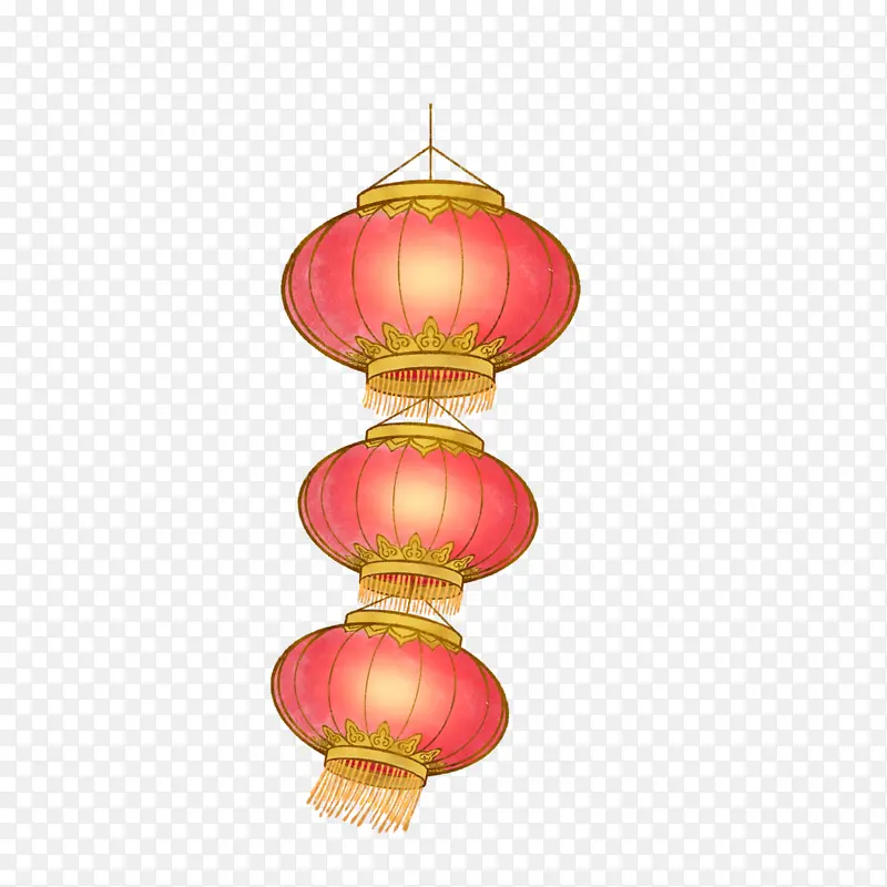 中国风灯笼古风装饰PNG透明免抠素材