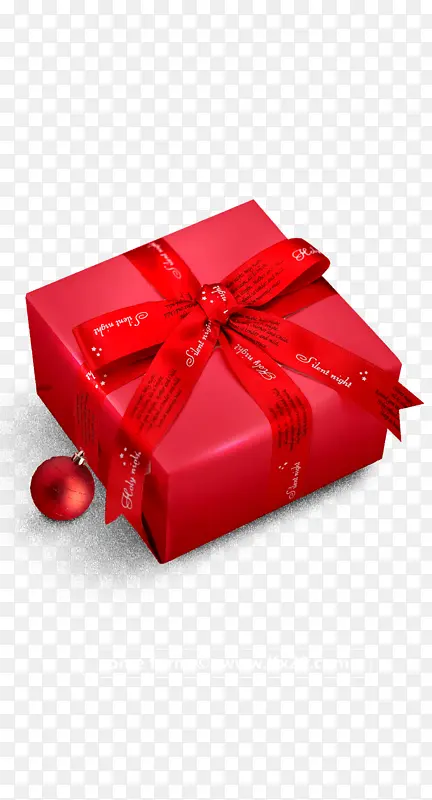 礼物 礼盒  红色 丝带 电商