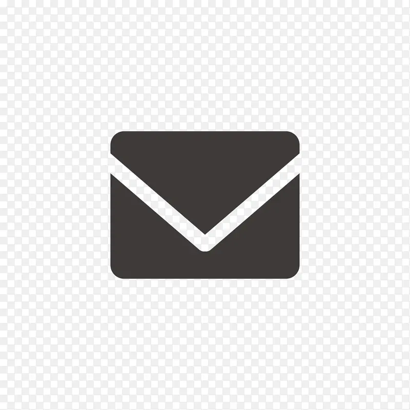 黑色卡通邮件图标免扣图PNG图片素材下载_图片编号ylggpwkw-免抠素材网