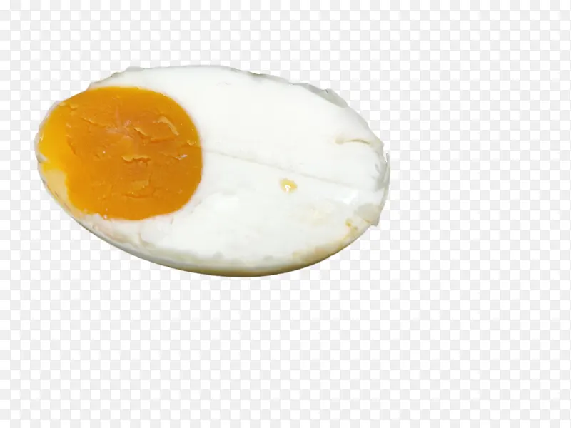 半颗咸鸭蛋还有蛋黄