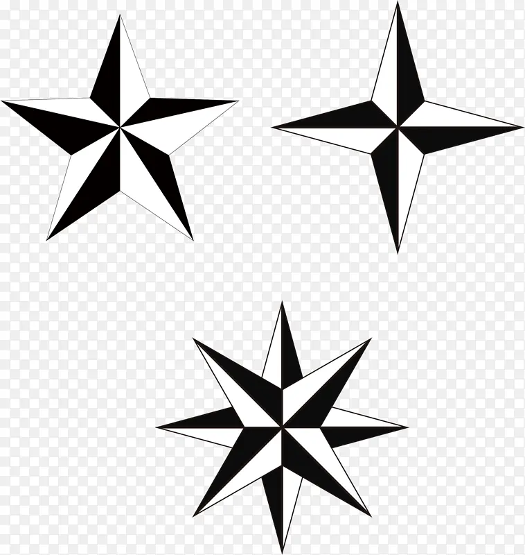 星形几何标志