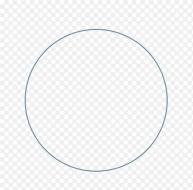 青色圆环元素