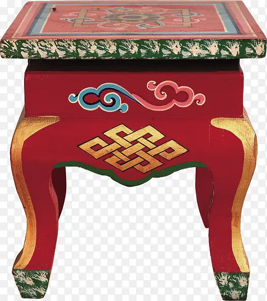 中国风传统老酸枝小圆凳