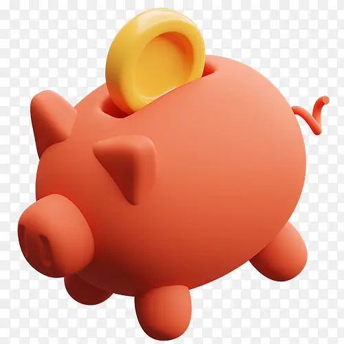 游戏3d图标小猪
