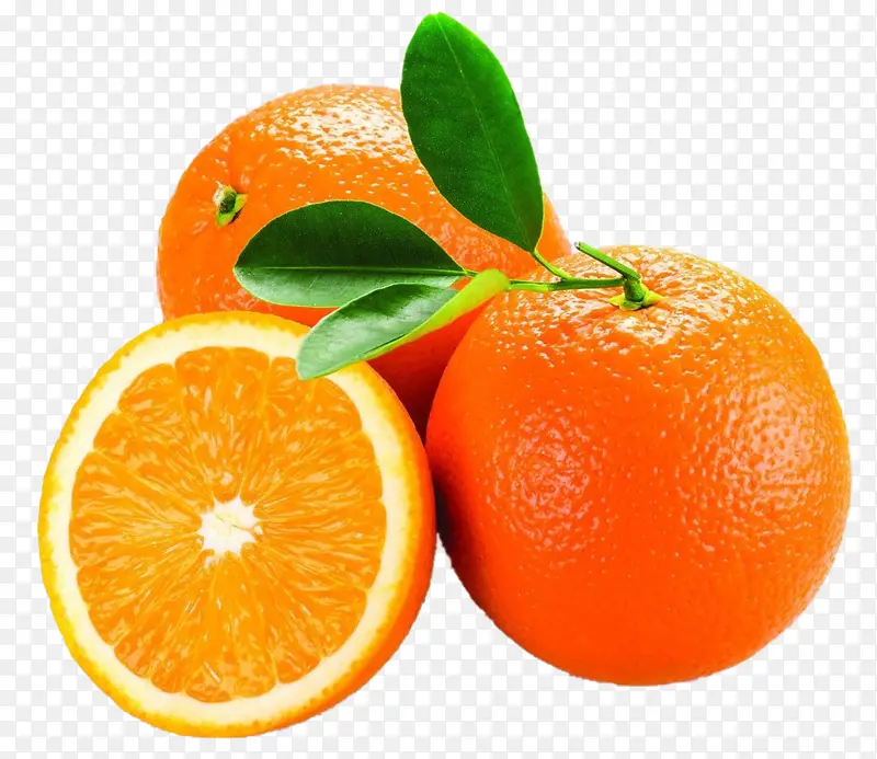 带透明通道的橙子