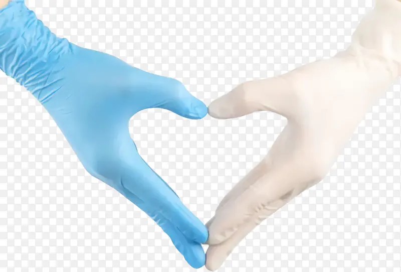 一次性橡胶丁腈手套呵护心型高清免扣