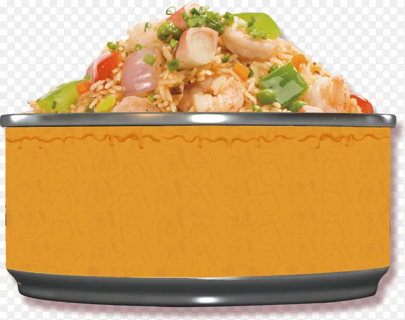 美味海鲜虾仁炒饭