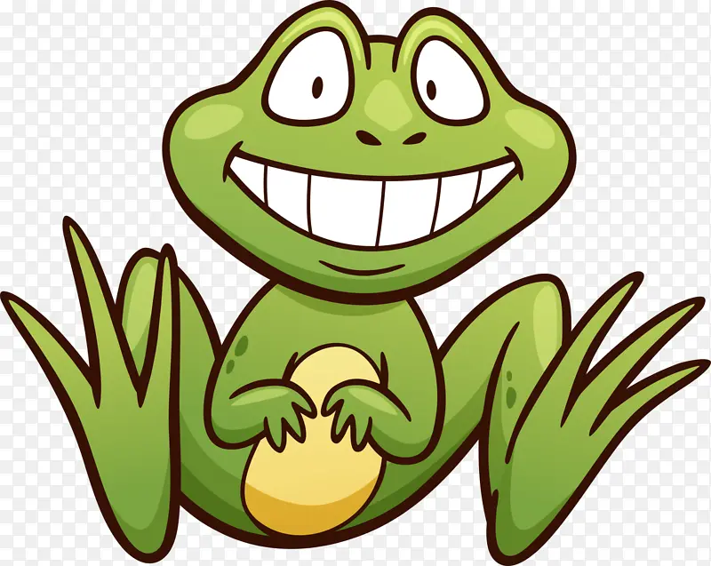 嬉笑的小青蛙