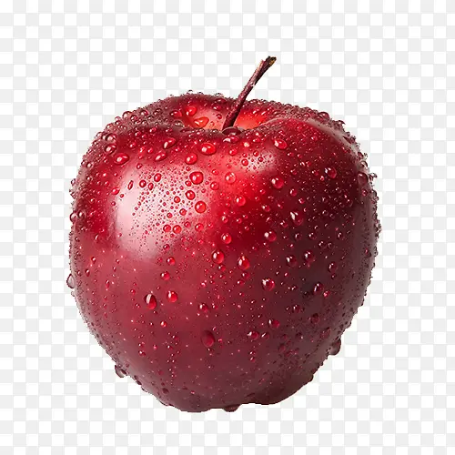 苹果红苹果水滴