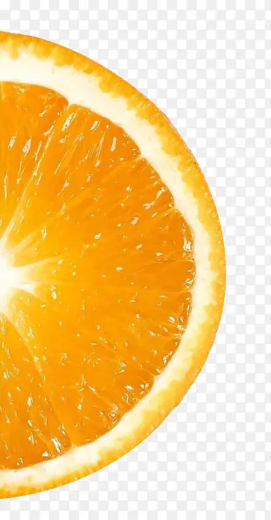 新鲜橙子片水果